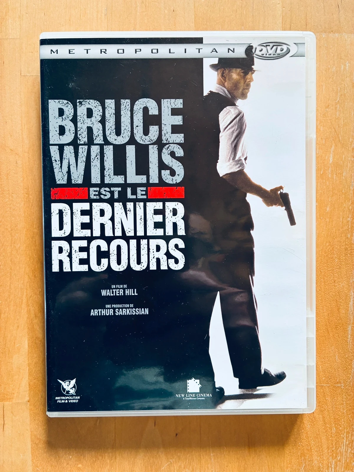 DVD Dernier Recours Bruce Willis.